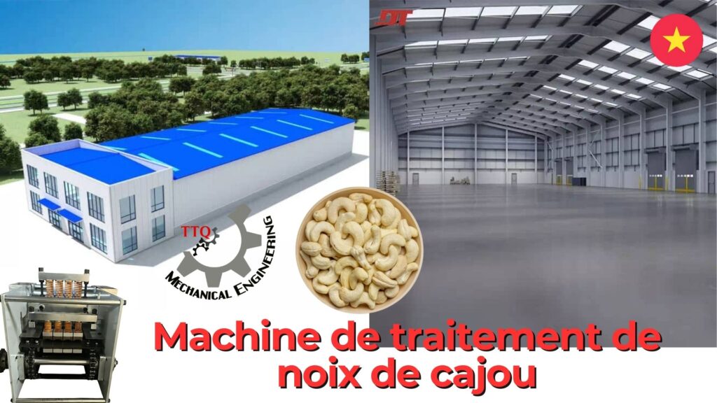 Machine de traitement de noix de cajou